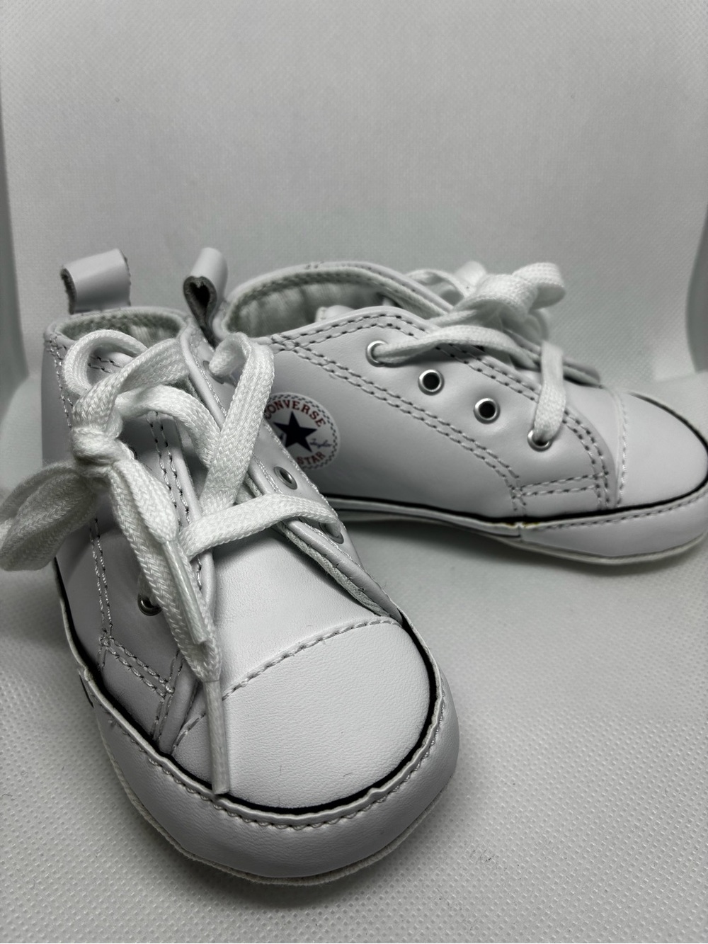 Converse White Baby Low-Top Sneakers